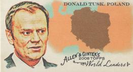 2008 Topps Allen & Ginter - Mini World Leaders #WL36 Donald Tusk Front