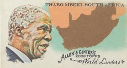2008 Topps Allen & Ginter - Mini World Leaders #WL39 Thabo Mbeki Front