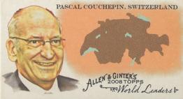 2008 Topps Allen & Ginter - Mini World Leaders #WL43 Pascal Couchepin Front