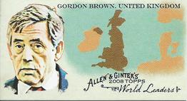 2008 Topps Allen & Ginter - Mini World Leaders #WL48 Gordon Brown Front