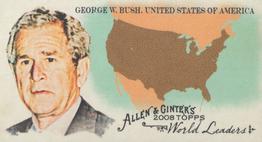 2008 Topps Allen & Ginter - Mini World Leaders #WL49 George W. Bush Front
