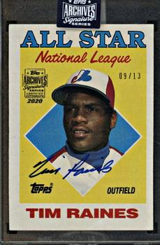 2020 Topps Archives Signature Series Retired Player Edition - Tim Raines #403 Tim Raines Front