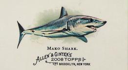 2008 Topps Allen & Ginter - Mini World's Deadliest Sharks #WDS-5 Mako Shark Front