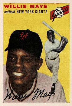 1954 Topps Sports Illustrated #90 Willie Mays Front