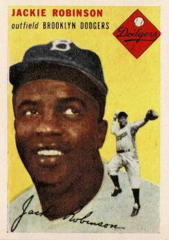 1954 Topps Sports Illustrated #10 Jackie Robinson Front