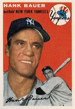 1954 Topps Sports Illustrated #130 Hank Bauer Front