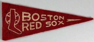1946-49 American Nut & Chocolate Pennants #NNO Boston Red Sox Front