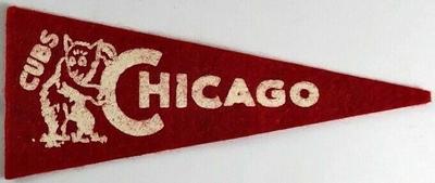 1946-49 American Nut & Chocolate Pennants (BF8) #NNO Chicago Cubs Front