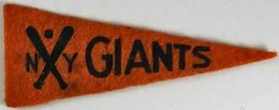 1946-49 American Nut & Chocolate Pennants (BF8) #NNO New York Giants Front