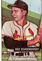 1984 Dover Baseball Stars Stickers #NNO Red Schoendienst Front