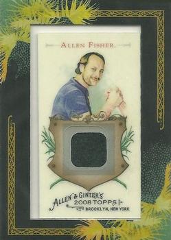 2008 Topps Allen & Ginter - Relics #AGR-AFI Allen Fisher Front