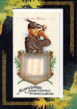 2008 Topps Allen & Ginter - Relics #AGR-AIR Alex Rios Front