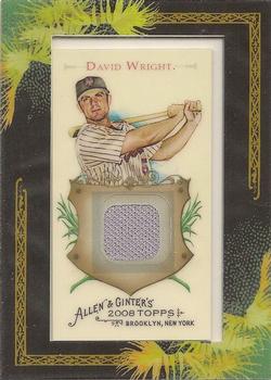 2008 Topps Allen & Ginter - Relics #AGR-DW David Wright Front