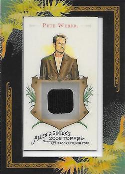 2008 Topps Allen & Ginter - Relics #AGR-PW Pete Weber Front