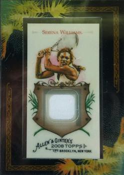 2008 Topps Allen & Ginter - Relics #AGR-SJW Serena Williams Front