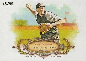 2008 Topps Allen & Ginter - Rip Cards #RC39 Troy Tulowitzki Front