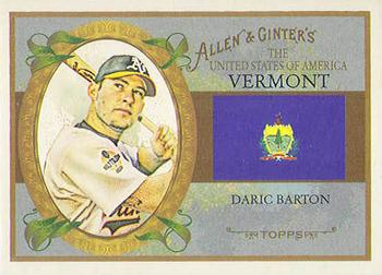 2008 Topps Allen & Ginter - United States #US45 Daric Barton Front