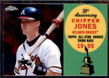 2008 Topps Chrome - 50th Anniversary All Rookie Team #ARC5 Chipper Jones Front