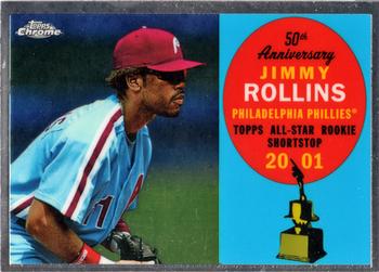 2008 Topps Chrome - 50th Anniversary All Rookie Team #ARC9 Jimmy Rollins Front