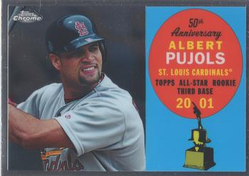 2008 Topps Chrome - 50th Anniversary All Rookie Team #ARC10 Albert Pujols Front