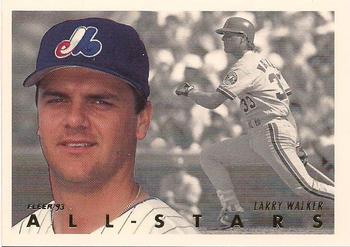 1993 Fleer - All-Stars (Series One National League) #6 Larry Walker Front