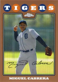 2008 Topps Chrome - Copper Refractors #5 Miguel Cabrera Front