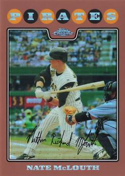2008 Topps Chrome - Copper Refractors #190 Nate McLouth Front