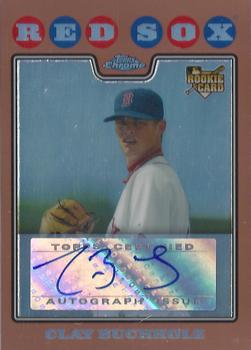 2008 Topps Chrome - Copper Refractors #229 Clay Buchholz Front