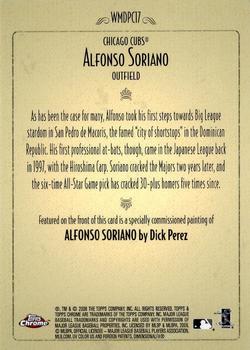 2008 Topps Chrome - Dick Perez #WMDPC17 Alfonso Soriano Back