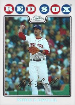 2008 Topps Chrome - Refractors #20 Mike Lowell Front