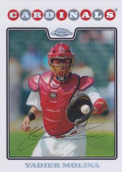 2008 Topps Chrome - Refractors #170 Yadier Molina Front