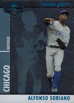 2008 Topps Co-Signers - Silver Blue #062 Alfonso Soriano Front