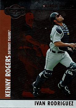 2008 Topps Co-Signers - Silver Bronze #066 Ivan Rodriguez / Kenny Rogers Front