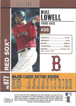 2008 Topps Co-Signers - Silver Bronze #077 Mike Lowell / J.D. Drew Back