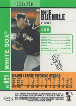 2008 Topps Co-Signers - Silver Green #021 Mark Buehrle  / Javier Vazquez Back
