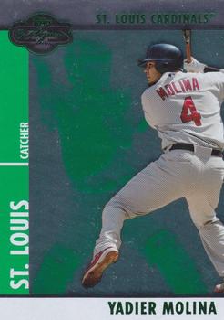 2008 Topps Co-Signers - Silver Green #044 Yadier Molina Front