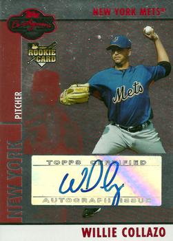 2008 Topps Co-Signers - Silver Red #101 Willie Collazo Front