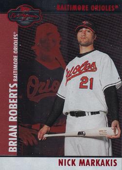 2008 Topps Co-Signers - Silver Red #011 Nick Markakis / Brian Roberts Front