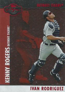 2008 Topps Co-Signers - Silver Red #066 Ivan Rodriguez / Kenny Rogers Front