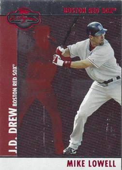 2008 Topps Co-Signers - Silver Red #077 Mike Lowell / J.D. Drew Front