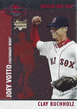 2008 Topps Co-Signers - Silver Red #100 Clay Buchholz / Joey Votto Front