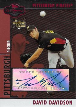 2008 Topps Co-Signers - Silver Red #102 David Davidson Front