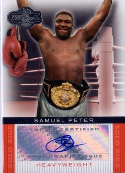 2008 Topps Co-Signers - Solo Sigs #SS-SP Samuel Peter Front