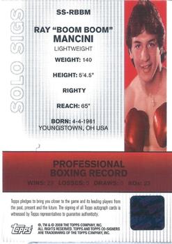 Ray Mancini Signed Title Red Boxing Glove w/Boom Boom - Schwartz  Authenticated