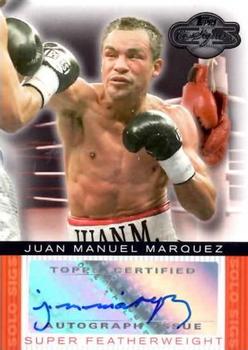 2008 Topps Co-Signers - Solo Sigs #SS-JM Juan Manuel Marquez Front