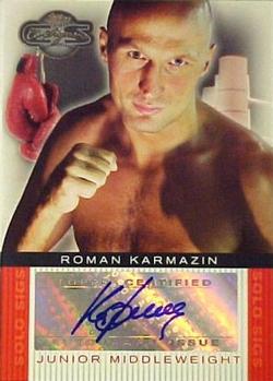 2008 Topps Co-Signers - Solo Sigs #SS-RK Roman Karmazin Front