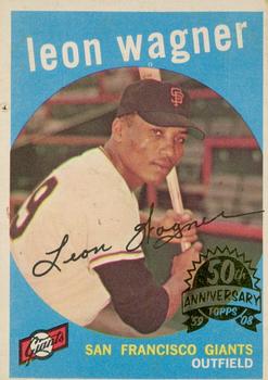 2008 Topps Heritage - 50th Anniversary Buybacks #257 Leon Wagner Front