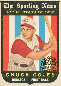 2008 Topps Heritage - 50th Anniversary Buybacks #120 Chuck Coles Front