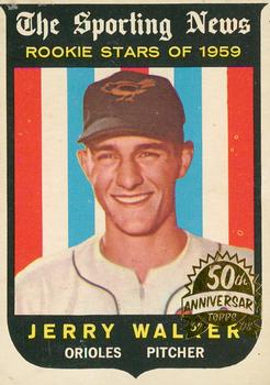 2008 Topps Heritage - 50th Anniversary Buybacks #144 Jerry Walker Front
