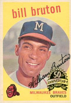 2008 Topps Heritage - 50th Anniversary Buybacks #165 Bill Bruton Front
